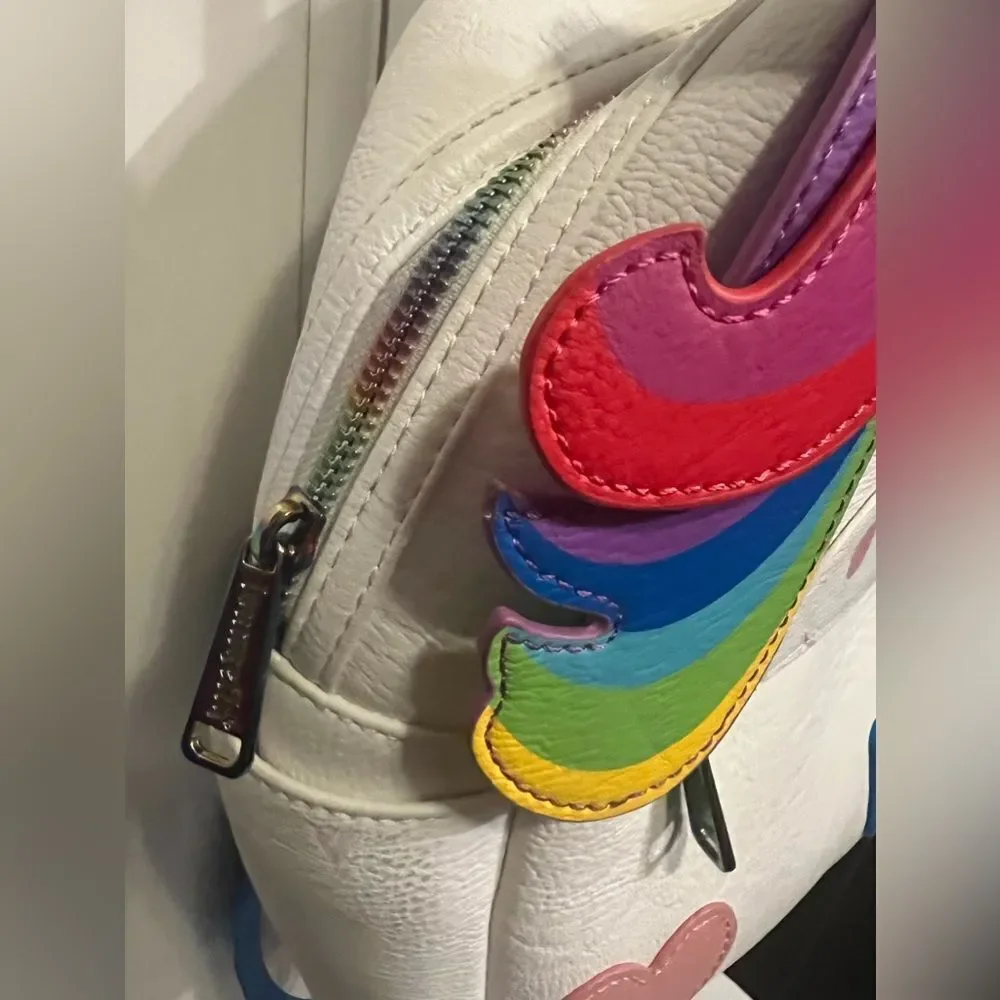 Disney Rainbow Unicorn Inside Out Loungefly Mini Backpack